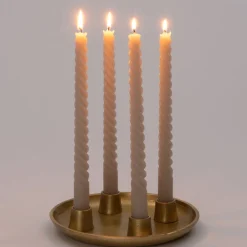 Best Kerzenständer Koko gold D 9 H 5 cm Kerzenständer