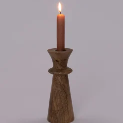 Sale Kerzenständer Kris natur D 7 H 20 cm Kerzenständer