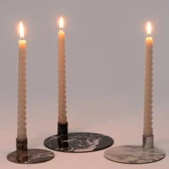 Outlet Kerzenständer Rae braun 27,5 x 27,5 x 35 cm Kerzenständer