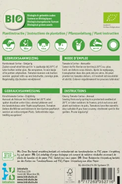 New Kirschtomate (Solanum lycopersicum 'Cerise') (BIO) Samen Gemüsesamen|Saatgut