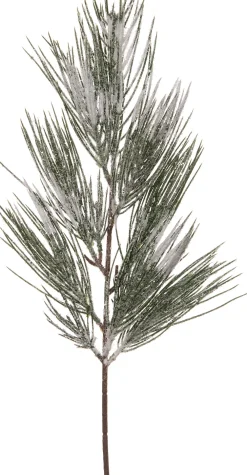 Sale Künstlicher Tannenzweig mit Schnee 51 cm Weihnachtszweige & -Blumen