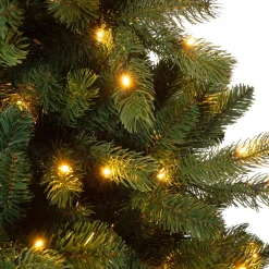 Outlet Künstlicher Weihnachtsbaum Sven grün mit 250 LEDs warmweiß H 180 cm Künstliche Weihnachtsbäume