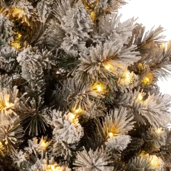 Clearance Künstlicher Weihnachtsbaum Mesa mit Schnee grün D 140 H 210 cm mit 450s warmweiß Künstliche Weihnachtsbäume