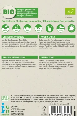 Online Kopfsalat (Lactuca sativa 'Merveille des quatre saisons') (BIO) Samen Gemüsesamen|Saatgut