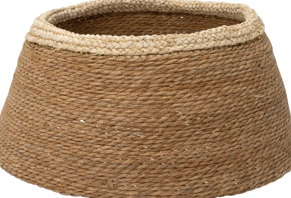 Korb für Weihnachtsbaum Fleur naturell/beige D 57 H 26 cm Weihnachtsbaumdecken & -Körbe