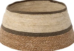 Outlet Korb für Weihnachtsbaum Fleur naturell/braun D 57 H 26 cm Weihnachtsbaumdecken & -Körbe