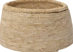 Korb für Weihnachtsbaum Fleur naturell D 57 H 26 cm Weihnachtsbaumdecken & -Körbe