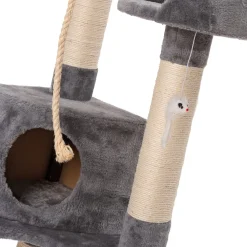 Online Krautzbaum Evi grau 49 x 49 x 131 cm Kratzbäume & -Möbel