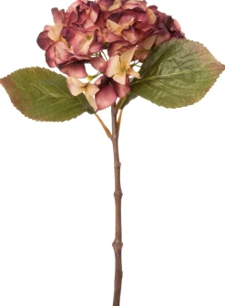 Outlet Kunstblume Hortensie 19 cm lila Kunstblumen