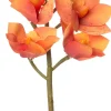 Online Kunstblume Orchidee 68 cm orange Kunstblumen