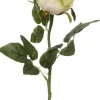 New Kunstblume Rose weiß H 58 cm Kunstblumen