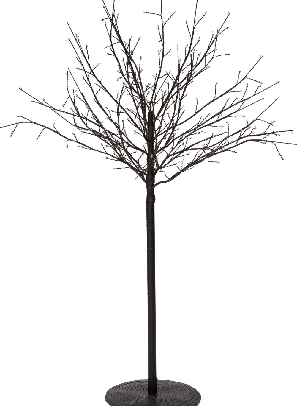 Best LED Lichterbaum schwarz D 40 H 150 cm warmweiß Weihnachtsfiguren (Außen)