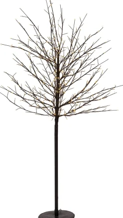 Best LED Lichterbaum schwarz D 40 H 150 cm warmweiß Weihnachtsfiguren (Außen)