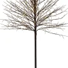 Clearance LED Lichterbaum schwarz D 50 H 180 cm warmweiß Weihnachtsfiguren (Außen)