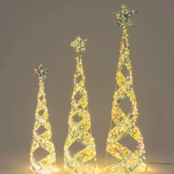 New Lichterbaum Iris D 20 H 80 cm Weihnachtsfiguren (Außen)