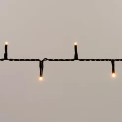 Lichterkette 2 m mit 40 Reiskorn-LEDs warmweiß Weihnachtsbaumbeleuchtung