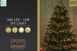 Best Lichterkette außen 12 m mit 500 LEDs klassisch warm Weihnachtsbaumbeleuchtung