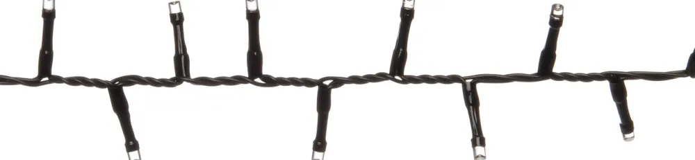 Sale Lichterkette außen 12 m mit 500 LEDs warmweiß Weihnachtsbaumbeleuchtung