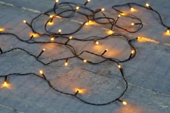 New Lichterkette außen 18 m mit 180 LEDs klassisch warm Weihnachtsbaumbeleuchtung