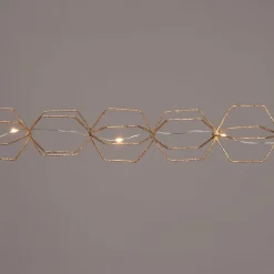 Online Lichterkette gold 1,2 m mit 13 Lämpchen warmweiß Motiv-Lichterketten