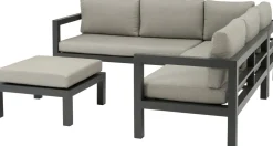 Lounge-Set Nola 4-Sitzer Aluminium grau Lounge-Sets|Lounge-Sets