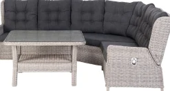 Sale Lounge-Set Sanur 5-Sitzer Rattan verstellbar braun Lounge-Sets|Lounge-Sets