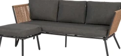 Hot Loungesofa Iris 3-Sitzer Iris mit Chaiselongue natur Loungesofas|Loungesofas