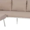 Discount Loungesofa 3-Sitzer Iris mit Chaiselongue natur / weiß Loungesofas|Loungesofas