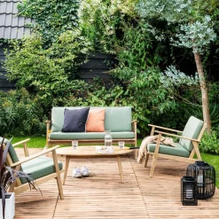 Hot Loungesofa 2-Sitzer Narvik Akazie Loungesofas|Loungesofas