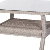 Clearance Loungetisch Sanur braun 110 x 110 x 63 cm Loungetische