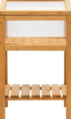 Outlet Mini-Gewächshaus hoch Susz naturell 59 x 52 x 96 cm Anzuchtkästen & Mini-Gewächshäuser