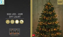 Online Mini-Lichterkette Ivy 20 m mit 900 LEDs klassisch warm Weihnachtsbaumbeleuchtung