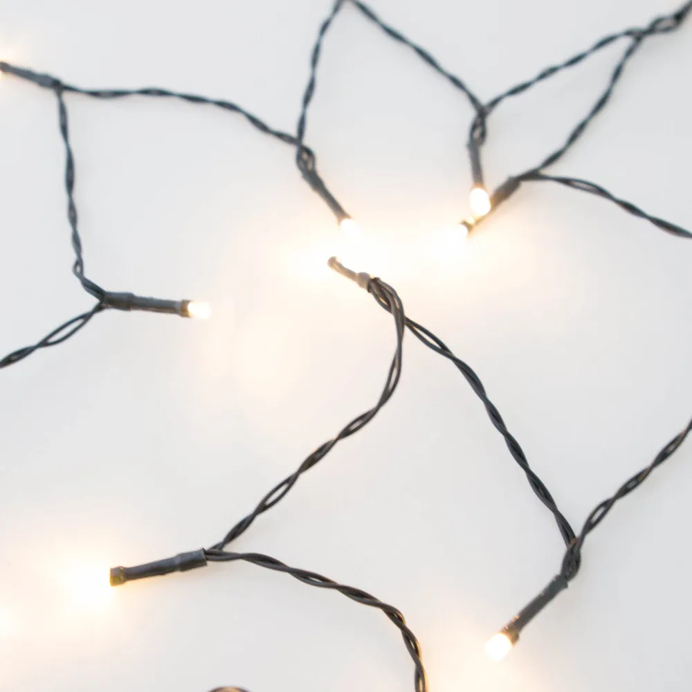 Mini-Lichterkette Premium 4 m mit 40 LEDs warmweiß Weihnachtsbaumbeleuchtung