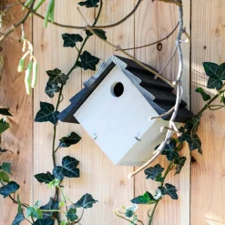 Discount Nistkasten D 32 mm grau 15 x 26 x 23 cm Gartenvögel|Vogelhäuser & Nistkästen