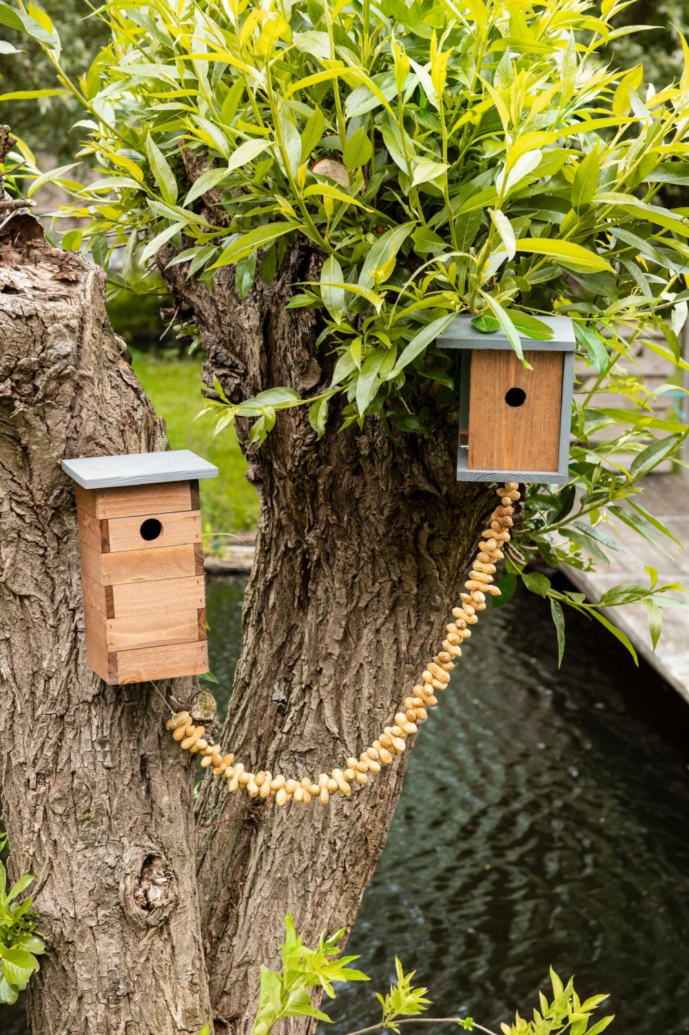 New Nistkasten für Sperling/Spatz 17 x 15 x 29,3 cm Gartenvögel|Vogelhäuser & Nistkästen