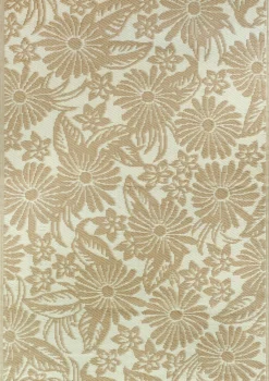 Sale Outdoor-Teppich Bloom beige 180 x 120 cm Outdoor-Teppiche