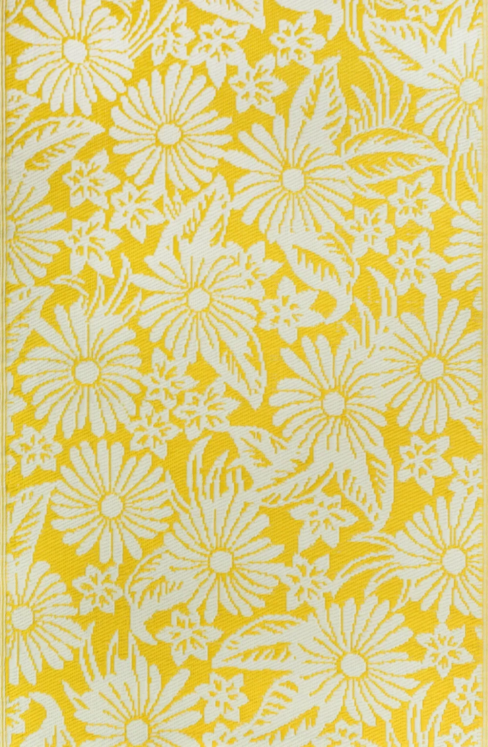 Best Outdoor-Teppich Bloom gelb 180 x 120 cm Outdoor-Teppiche