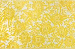 Best Outdoor-Teppich Bloom gelb 180 x 120 cm Outdoor-Teppiche