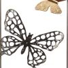 Hot Outdoor-Wanddeko Schmetterlinge schwarz 20 x 51 x 4 cm Outdoor-Wanddeko