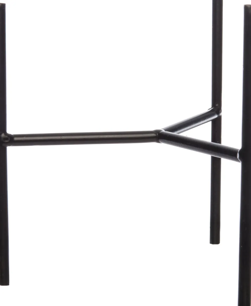 Pflanzenständer schwarz D 15,5 H 15 cm Blumenständer