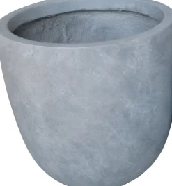 Pflanzkübel Eiform D 51 H 50 cm grau Blumentöpfe|Blumentöpfe & Pflanzgefäße