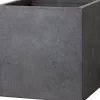 Sale Pflanzkübel Kubus 28 x 28 x 28 cm anthrazit Blumentöpfe|Blumentöpfe & Pflanzgefäße
