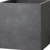 Discount Pflanzkübel Kubus 55 x 55 x 47 cm anthrazit Blumentöpfe|Blumentöpfe & Pflanzgefäße