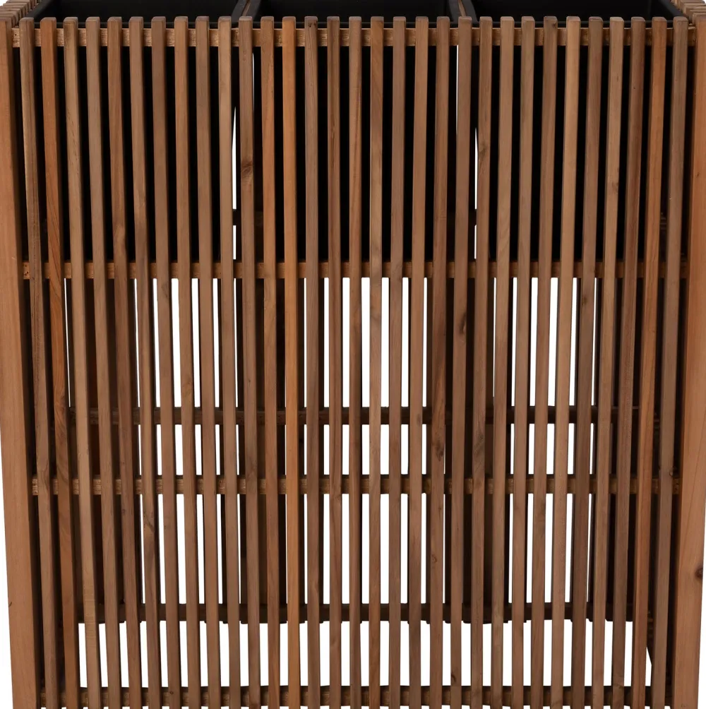 Pflanzkübel Latten natur 90 x 33 x 90 cm Pflanzkübel|Blumentöpfe & Pflanzgefäße