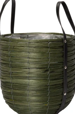 New Pflanzkorb Dewi grün D 29 H 41 cm Pflanzkörbe|Blumentöpfe & Pflanzgefäße
