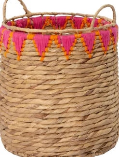 Best Pflanzkorb Maci naturell / rosa D 33 H 40 cm Aufbewahrung