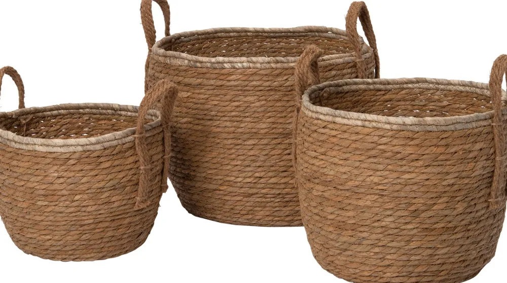 Hot Pflanzkorb Nika natur D 31 H 25 cm Pflanzkörbe|Pflanzkörbe