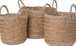 Best Pflanzkorb Olin natur D 23 H 34 cm Pflanzkörbe|Pflanzkörbe