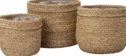 Discount Pflanzkorb Roxy naturell D 18 H 20 cm Pflanzkörbe|Pflanzkörbe