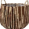 Outlet Pflanzkorb Suan naturell / braun D 36 H 33 cm Pflanzkörbe|Pflanzkörbe